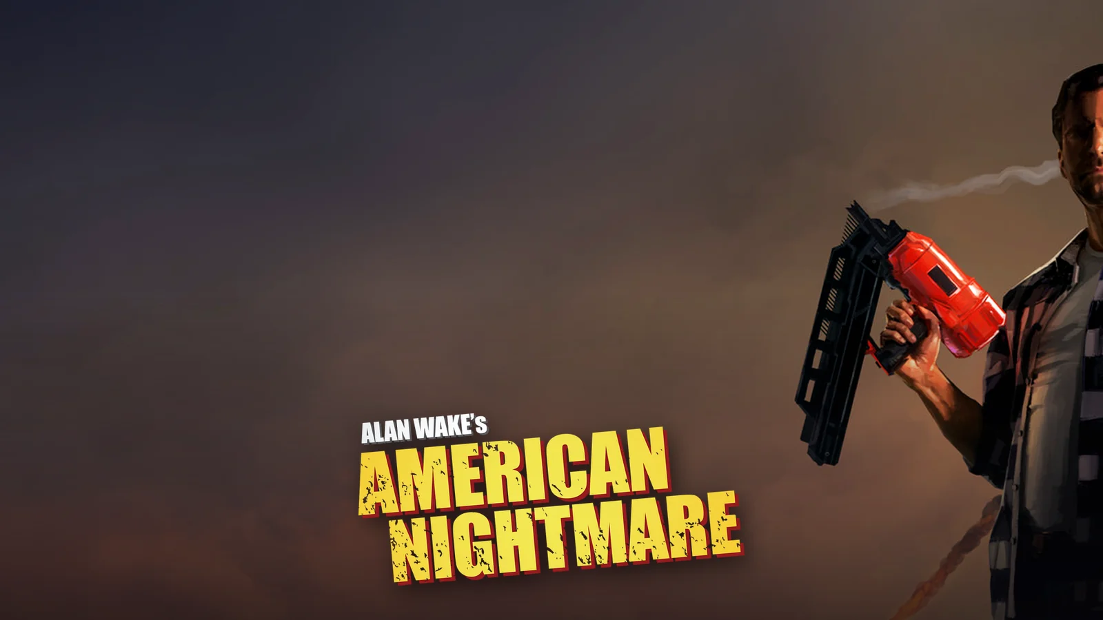 بازی Alan Wake's American Nightmare؛ تصویر شاخص با لوگوی رسمی بازی