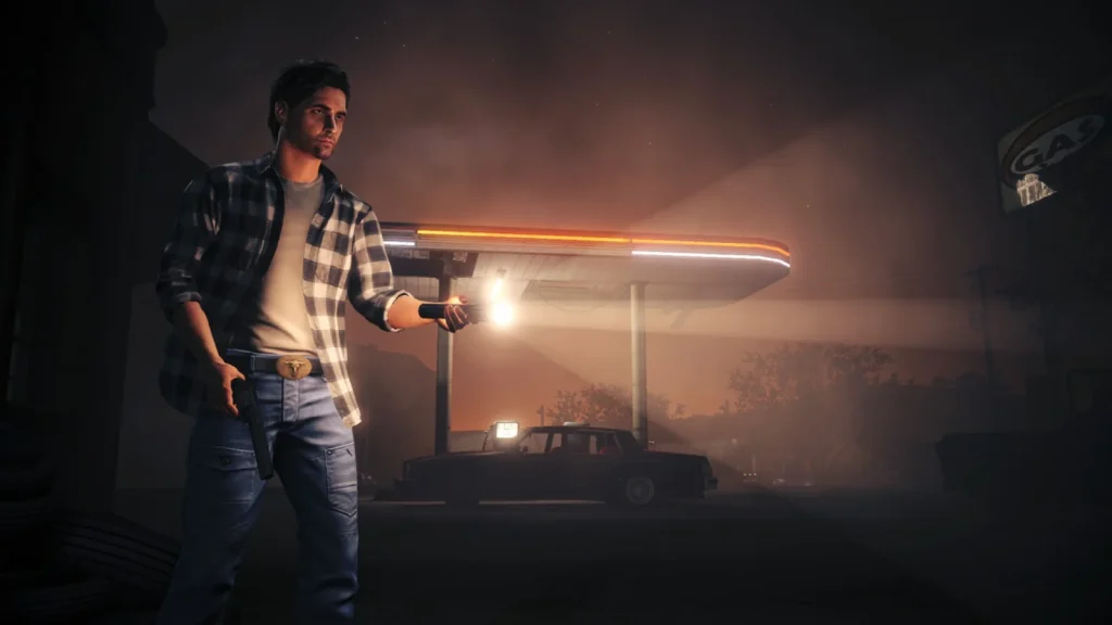 صحنهای از محیط و گیمپلی بازی Alan Wake's American Nightmare - تصویر 1