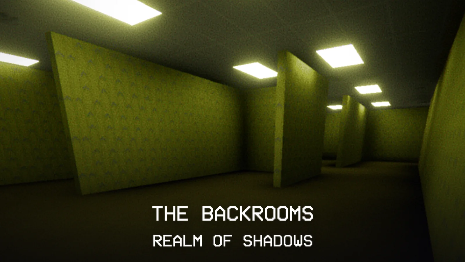 بازی Backrooms Realm Of Shadows نقد و بررسی بازی Backrooms Realm Of Shadows؛ تصویر شاخص با لوگوی رسمی بازی