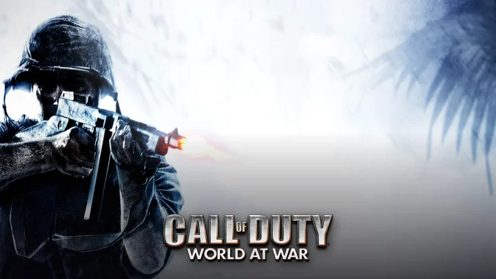 بازی Call Of Duty World at War؛ تصویر شاخص با لوگوی رسمی بازی