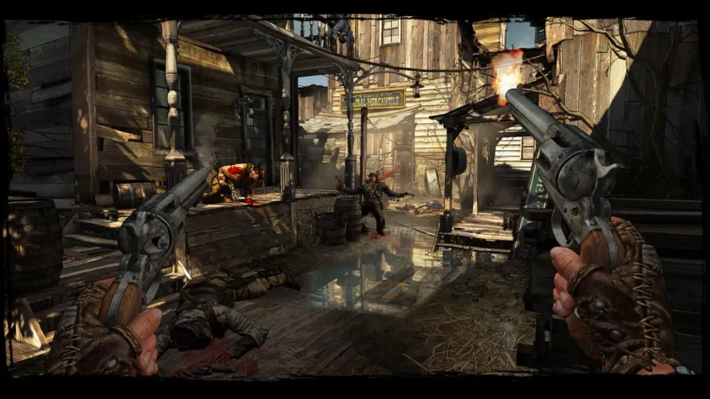صحنهای از محیط و گیمپلی بازی Call of Juarez Gunslinger - تصویر 2