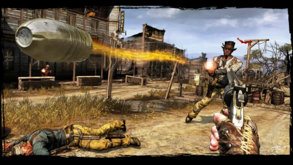 صحنهای از محیط و گیمپلی بازی Call of Juarez Gunslinger - تصویر 4