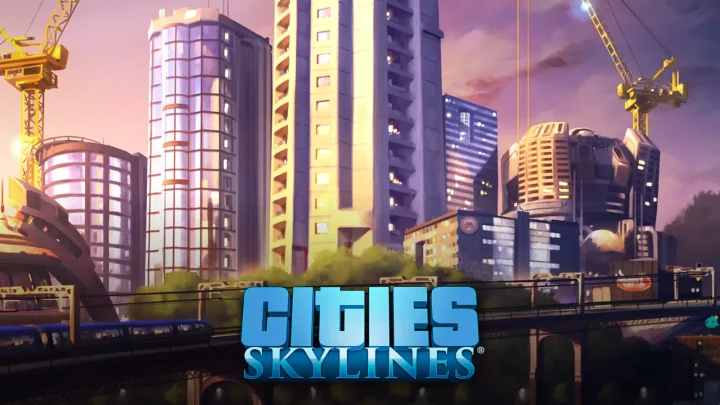 بازی Cities Skylines؛ تصویر شاخص با لوگوی رسمی بازی