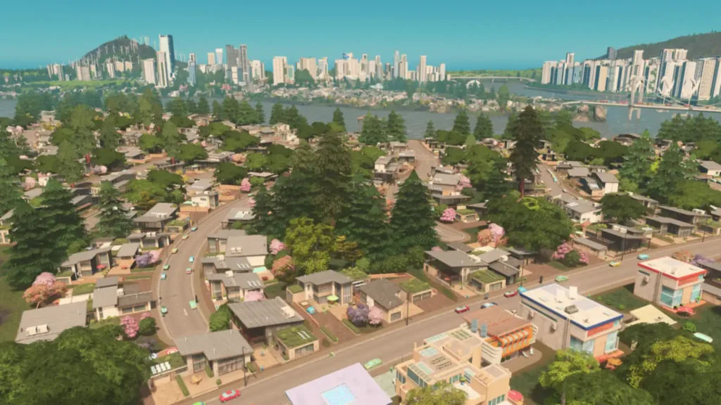 صحنهای از محیط و گیمپلی بازی Cities Skylines - تصویر 1