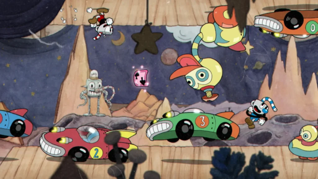 صحنهای از محیط و گیمپلی بازی Cuphead - تصویر 3