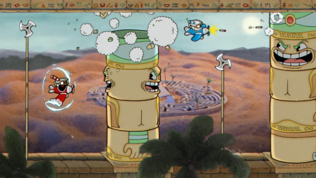 صحنهای از محیط و گیمپلی بازی Cuphead - تصویر 4