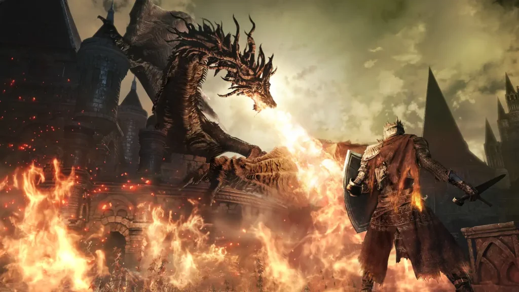 صحنهای از محیط و گیمپلی بازی Dark Souls 3 - تصویر 1