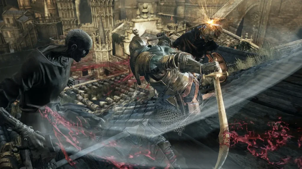 صحنهای از محیط و گیمپلی بازی Dark Souls 3 - تصویر 4