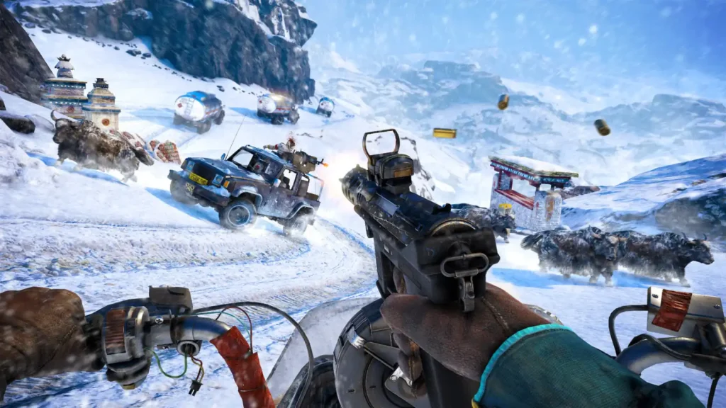 صحنه‌ای از محیط و گیم‌پلی بازی Far Cry 4 - تصویر 1