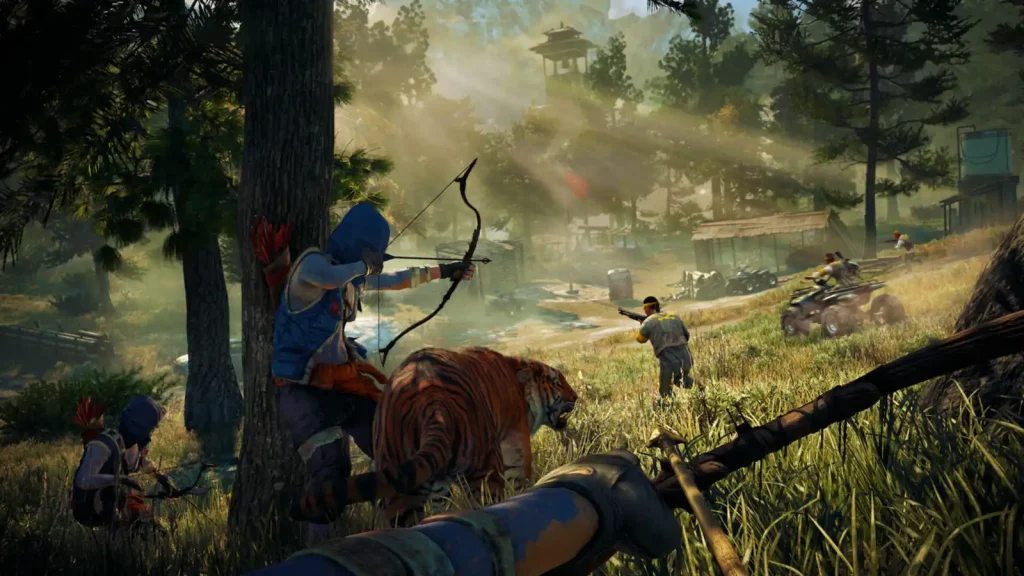صحنه‌ای از محیط و گیم‌پلی بازی Far Cry 4 - تصویر 4