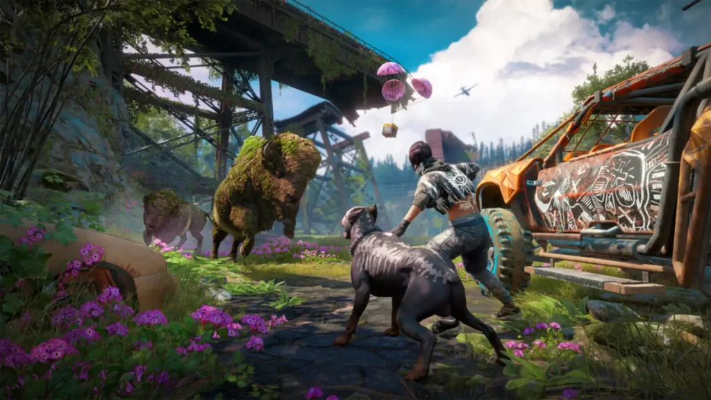 صحنهای از محیط و گیمپلی بازی Far Cry New Dawn - تصویر 1