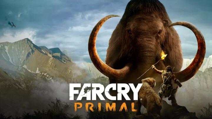 نقد و بررسی بازی Far Cry Primal؛ تصویر شاخص با لوگوی رسمی بازی