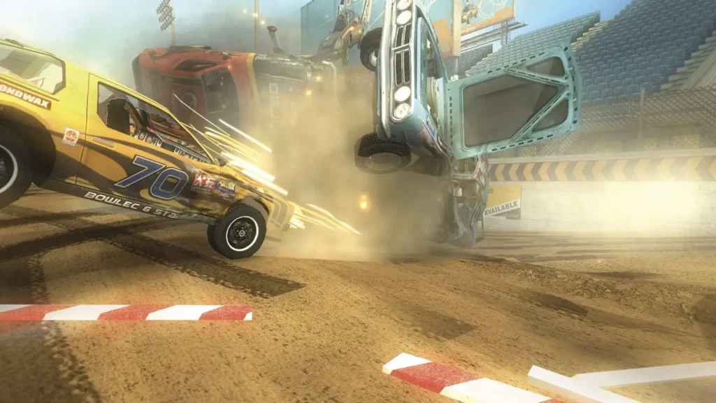 صحنه‌ای از محیط و گیم‌پلی بازی Flatout 2 - تصویر 2