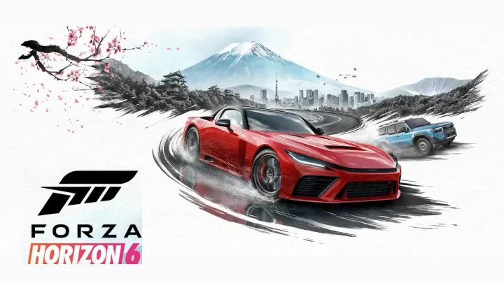بازی Forza Horizon 6 برای کامپیوتر؛ تصویر شاخص با لوگوی رسمی بازی