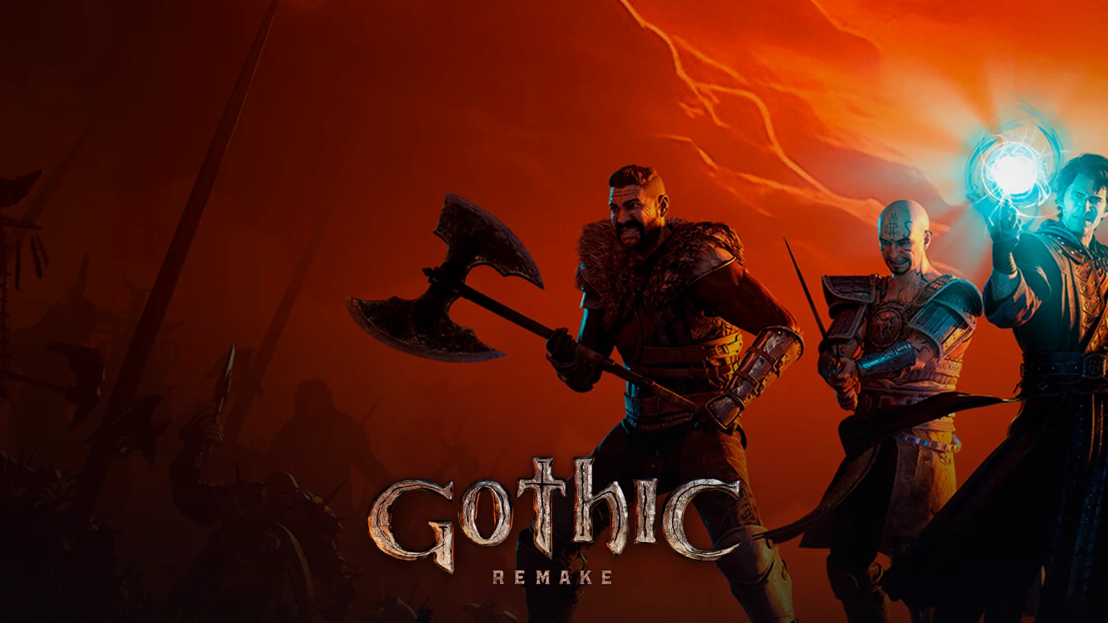 بازی Gothic ۱ Remake برای کامپیوتر؛ تصویر شاخص با لوگوی رسمی بازی