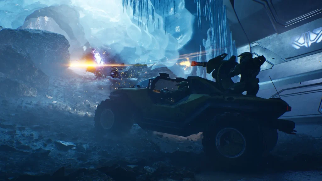 صحنهای از محیط و گیمپلی بازی Halo: Campaign Evolved - تصویر 1