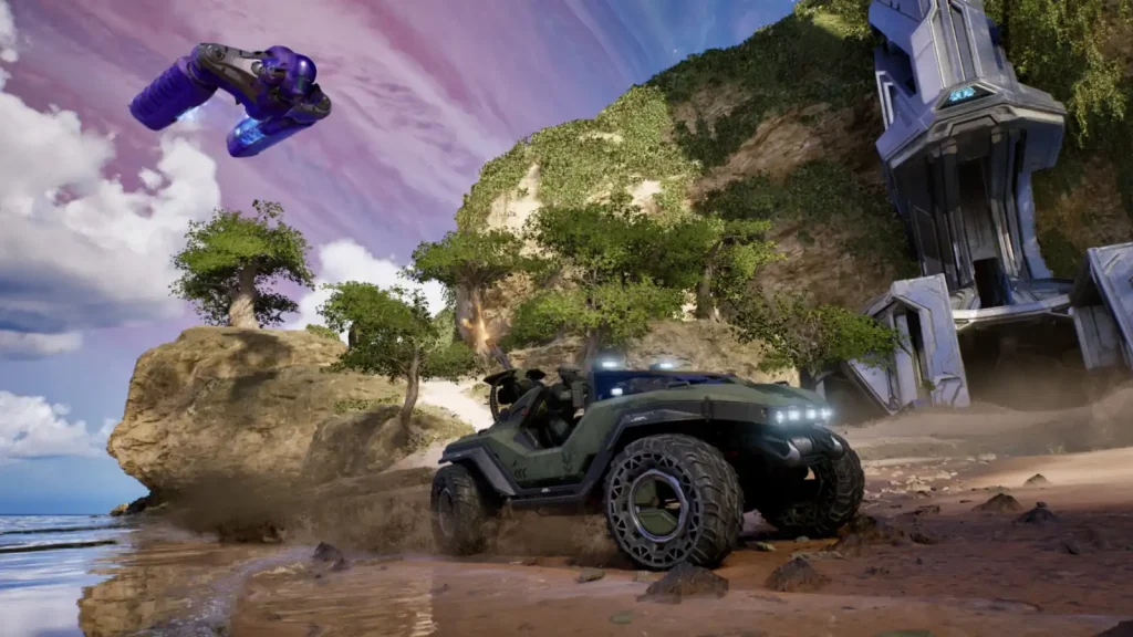 صحنهای از محیط و گیمپلی بازی Halo: Campaign Evolved - تصویر 3