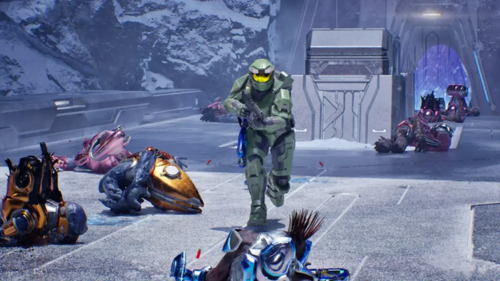 صحنهای از محیط و گیمپلی بازی Halo: Campaign Evolved - تصویر 4