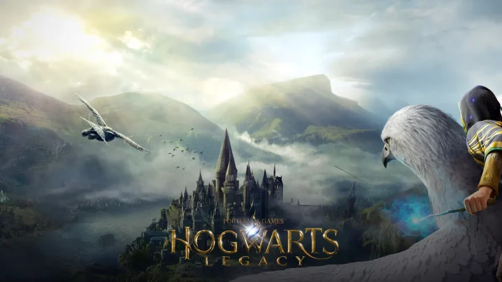 بازی Hogwarts Legacy؛ تصویر شاخص با لوگوی رسمی بازی