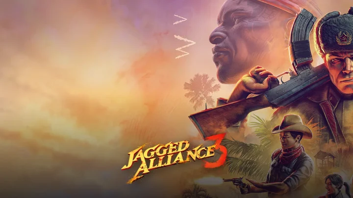 نقد و بررسی بازی Jagged Alliance 3؛ تصویر شاخص با لوگوی رسمی بازی