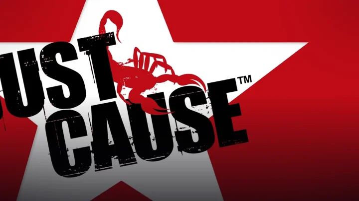 بازی Just Cause 1؛ تصویر شاخص با لوگوی رسمی بازی