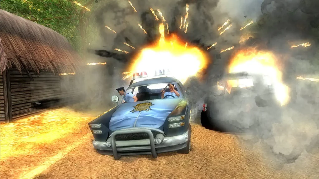 صحنه‌ای از محیط و گیم‌پلی بازی Just Cause 1 - تصویر 2