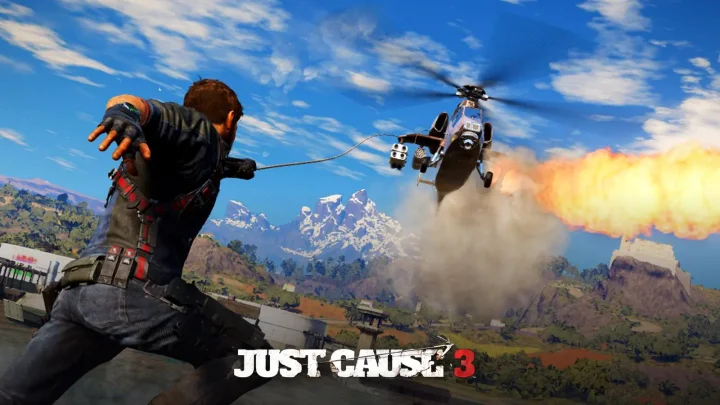 نقد و بررسی بازی Just Cause 3؛ تصویر شاخص با لوگوی رسمی بازی
