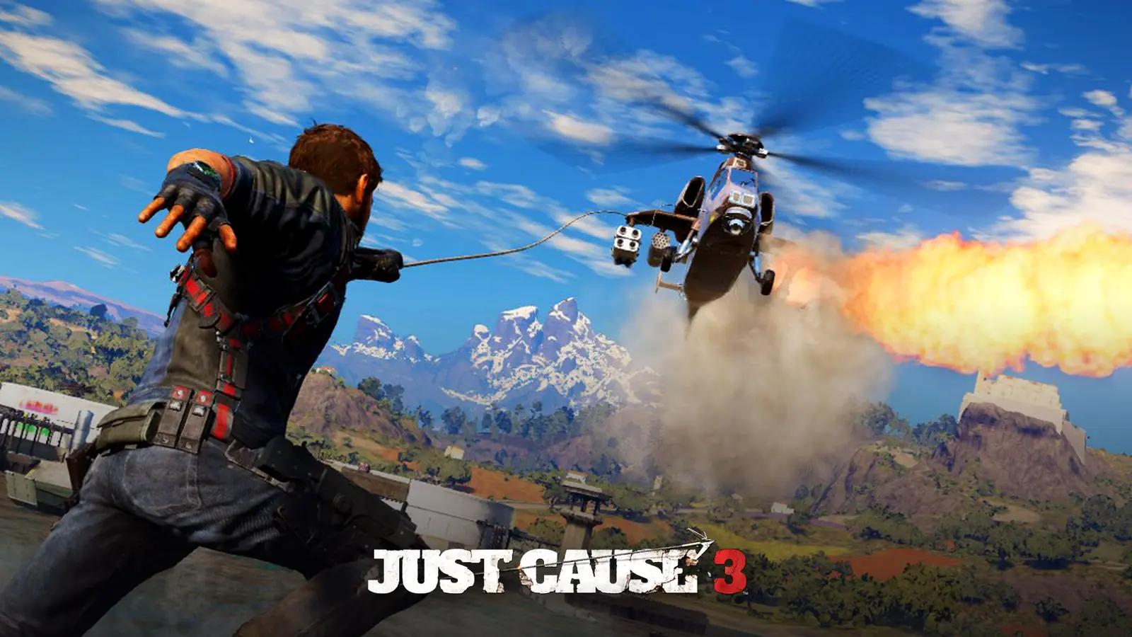 بازی Just Cause 3 نقد و بررسی بازی Just Cause 3؛ تصویر شاخص با لوگوی رسمی بازی