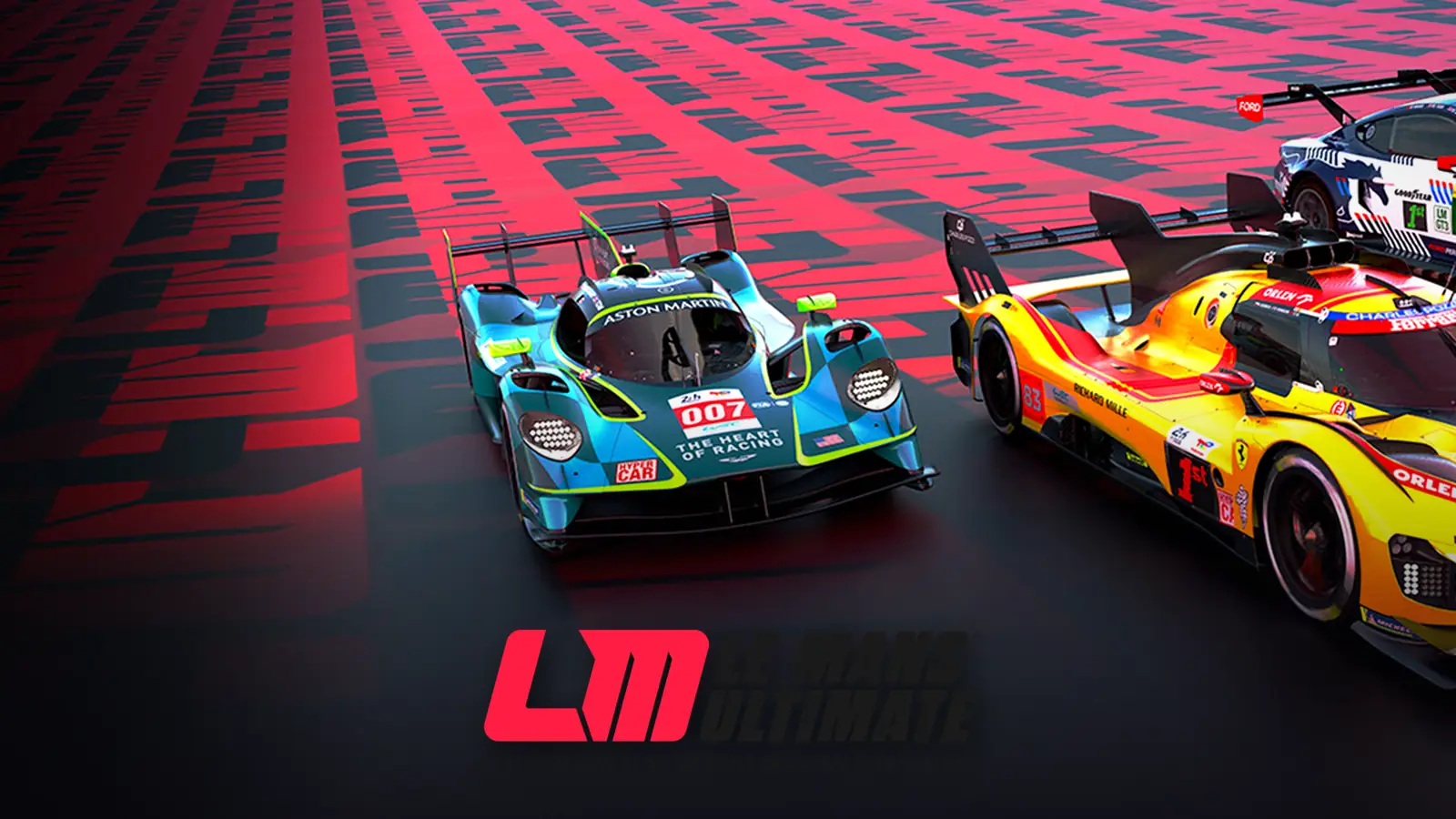 بازی Le Mans Ultimate برای کامپیوتر؛ تصویر شاخص با لوگوی رسمی بازی