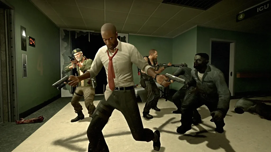 صحنه‌ای از محیط و گیم‌پلی بازی Left 4 Dead - تصویر 4
