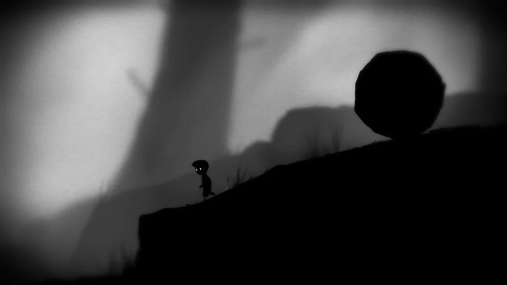 صحنه‌ای از محیط و گیم‌پلی بازی Limbo - تصویر 2