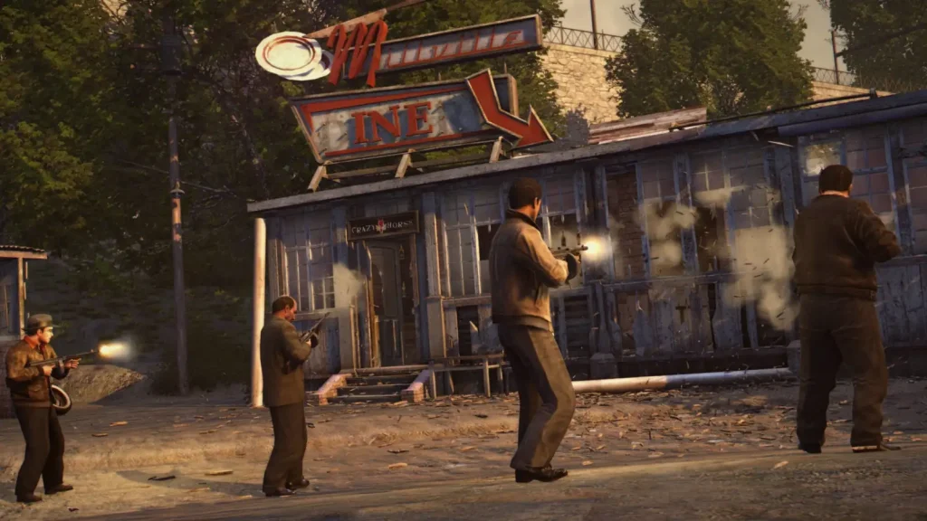 صحنه‌ای از محیط و گیم‌پلی بازی Mafia 2 - تصویر 1