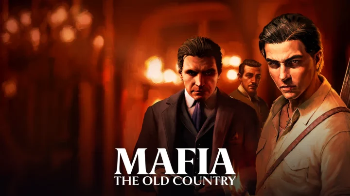 بازی Mafia: The Old Country برای کامپیوتر؛ تصویر شاخص با لوگوی رسمی بازی