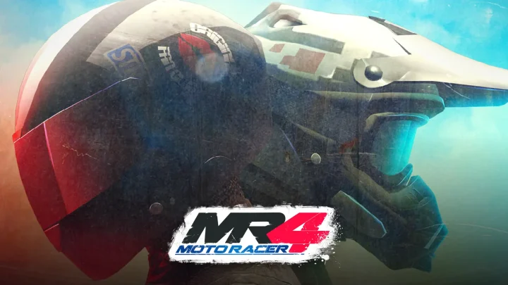بازی Moto Racer 4؛ تصویر شاخص با لوگوی رسمی بازی