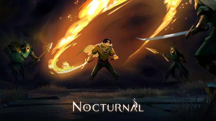 بازی Nocturnal؛ تصویر شاخص با لوگوی رسمی بازی