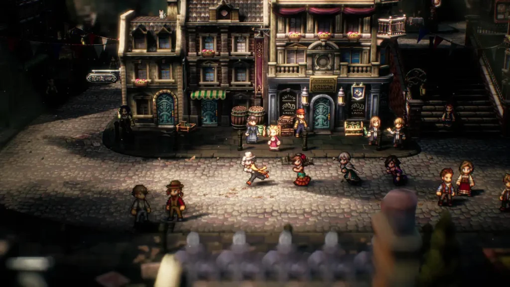 صحنهای از محیط و گیمپلی بازی OCTOPATH TRAVELER II - تصویر 1