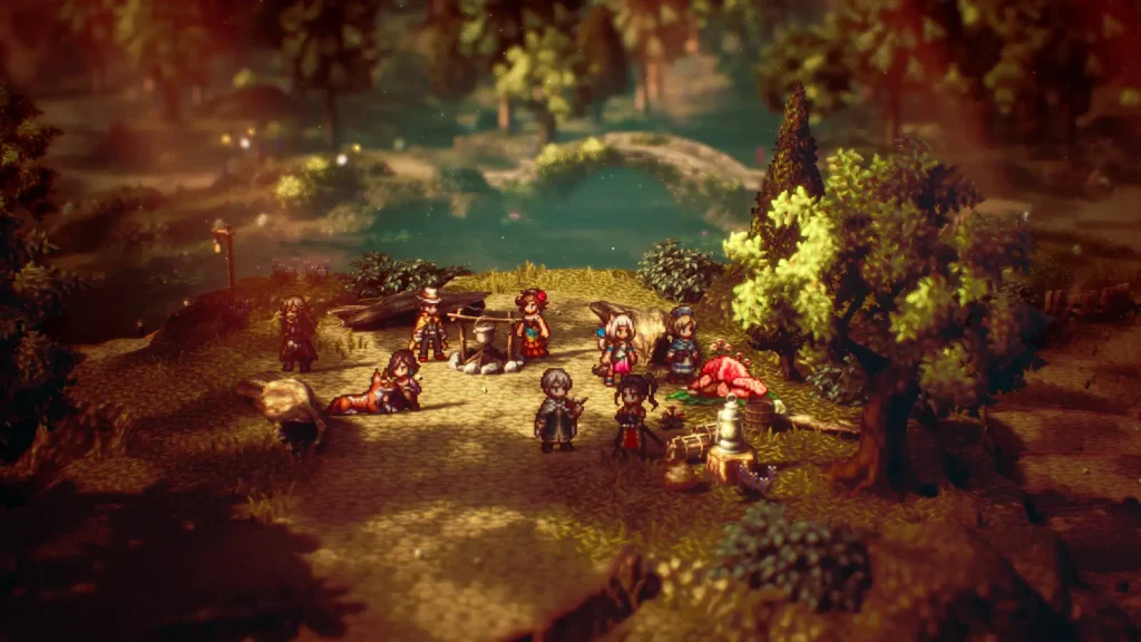 صحنهای از محیط و گیمپلی بازی OCTOPATH TRAVELER II - تصویر 2