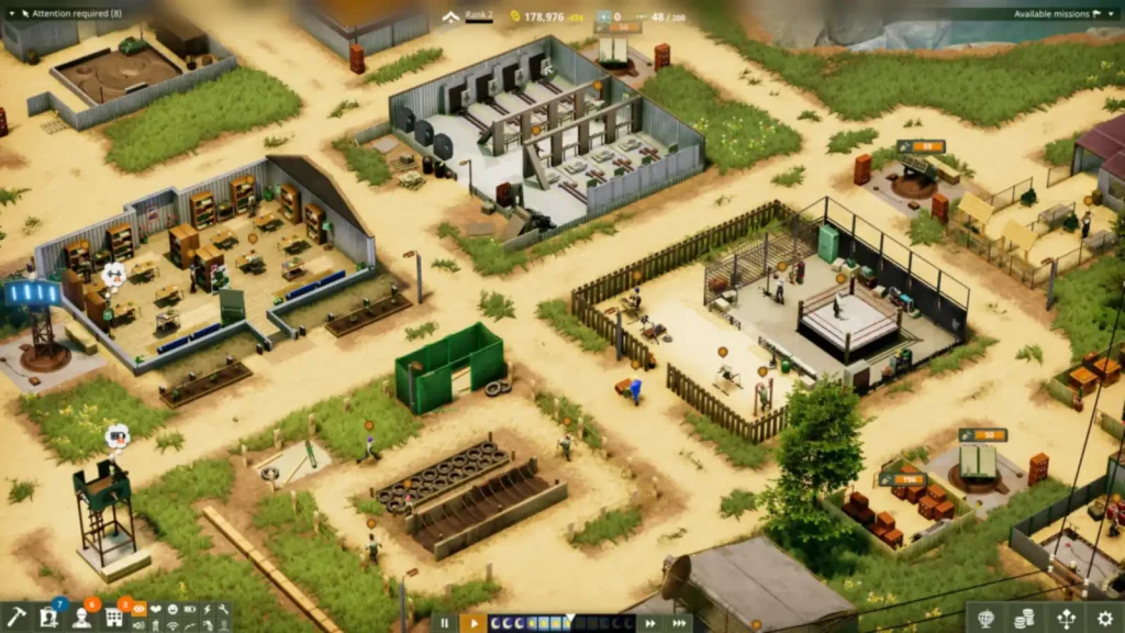 صحنهای از محیط و گیمپلی بازی One Military Camp - تصویر 2