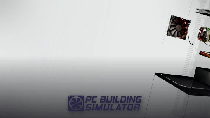 بازی PC Building Simulator؛ تصویر شاخص با لوگوی رسمی بازی