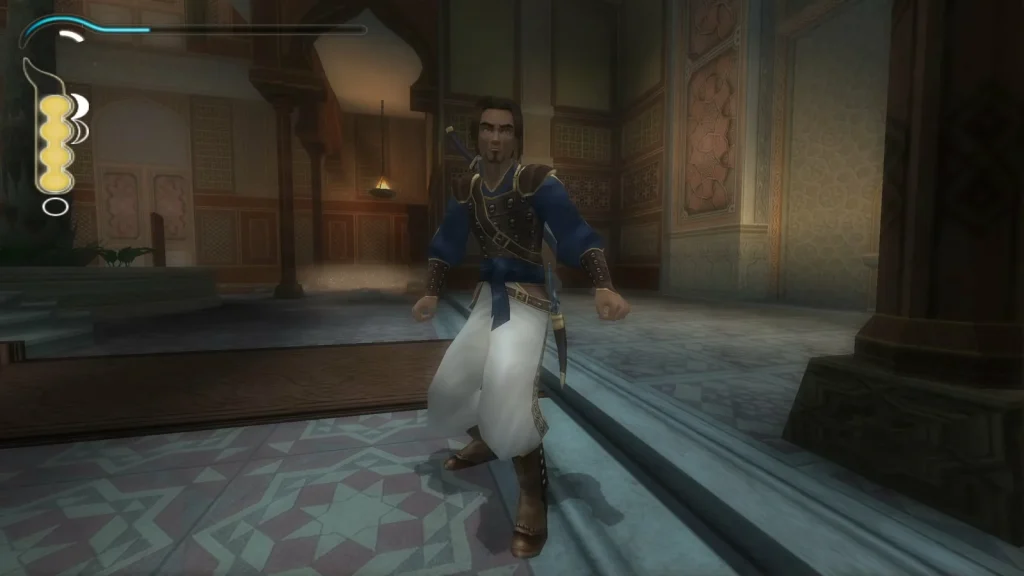 صحنهای از محیط و گیمپلی بازی Prince of Persia: The Sands of Time - تصویر 1