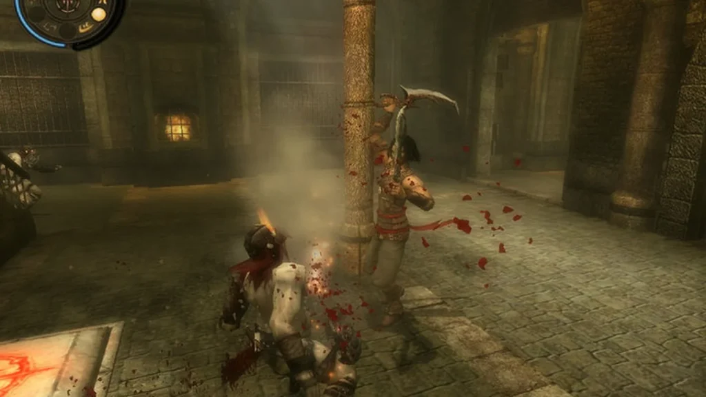 صحنه‌ای از محیط و گیم‌پلی بازی Prince of Persia Warrior Within - تصویر 4