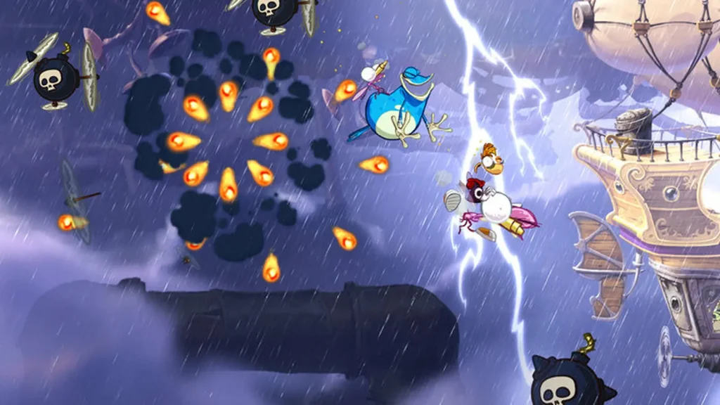 صحنه‌ای از محیط و گیم‌پلی بازی Rayman Origins - تصویر 2