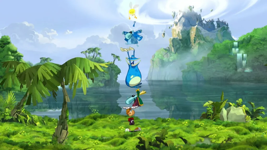 صحنه‌ای از محیط و گیم‌پلی بازی Rayman Origins - تصویر 3