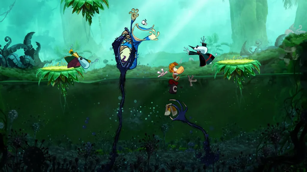 صحنه‌ای از محیط و گیم‌پلی بازی Rayman Origins - تصویر 4