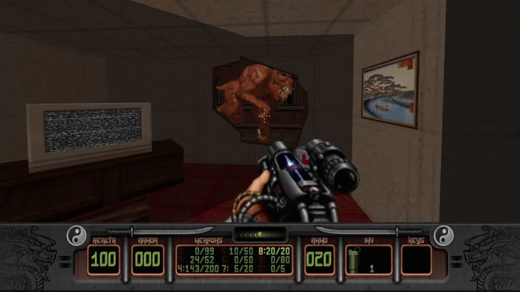 صحنهای از محیط و گیمپلی بازی Shadow Warrior Classic Redux - تصویر 2