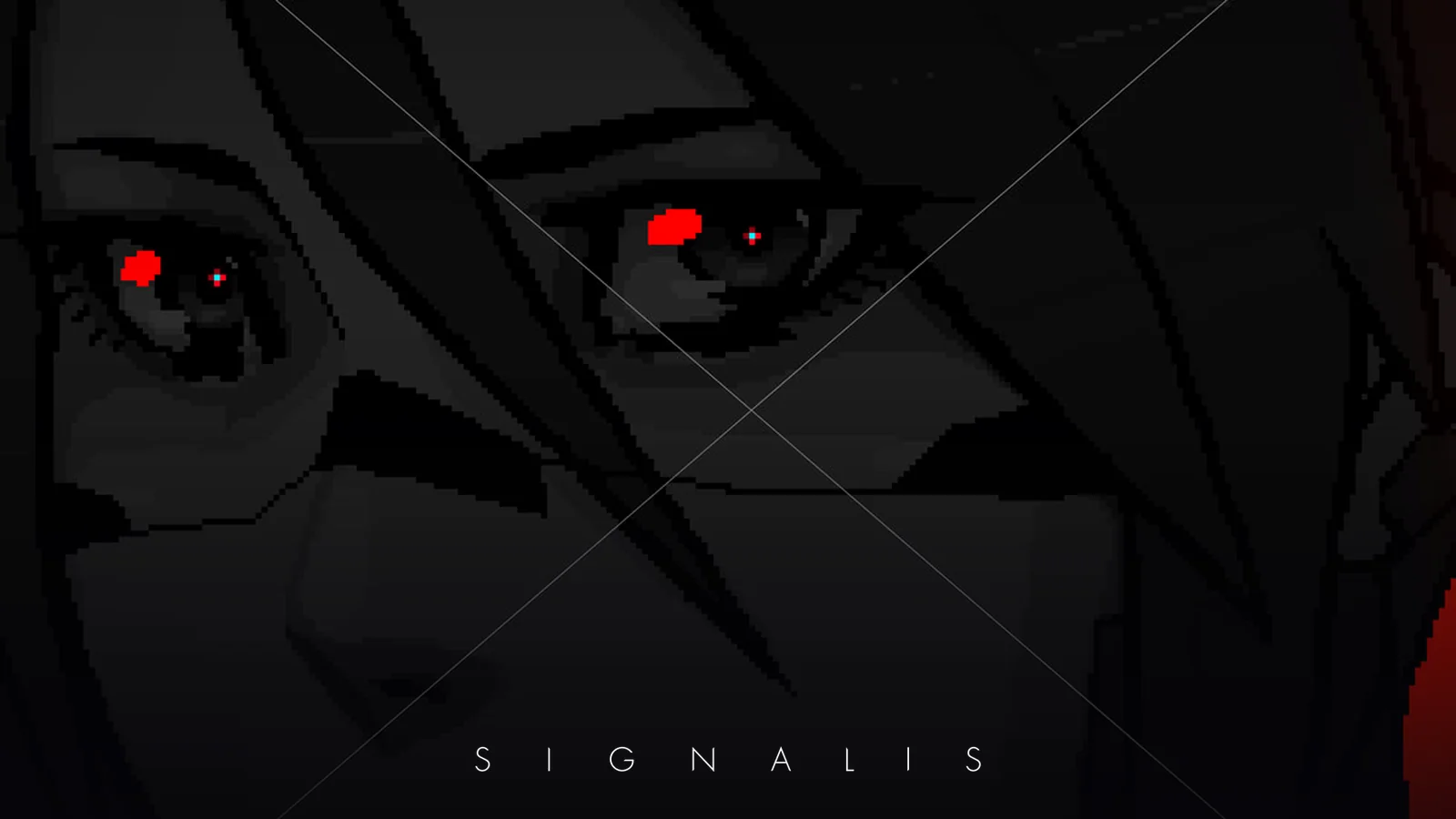 بازی SIGNALIS؛ تصویر شاخص با لوگوی رسمی بازی