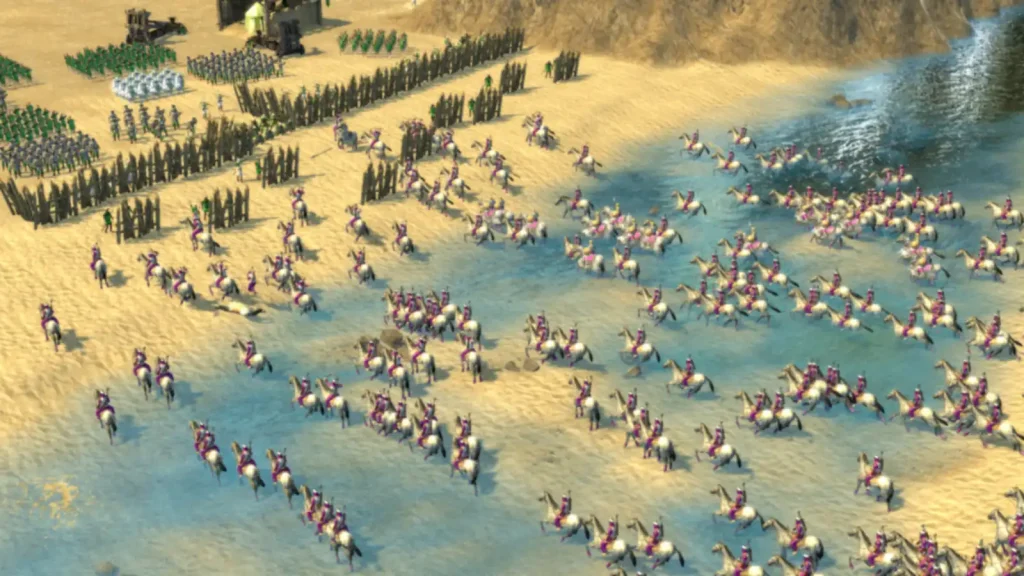 صحنهای از محیط و گیمپلی بازی Stronghold Crusader 2 - تصویر 2