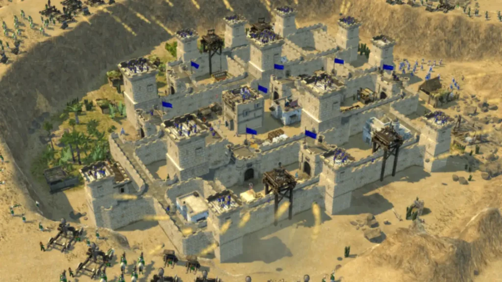 صحنهای از محیط و گیمپلی بازی Stronghold Crusader 2 - تصویر 3
