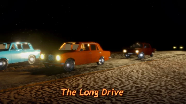 نقد و بررسی بازی The Long Drive؛ تصویر شاخص با لوگوی رسمی بازی