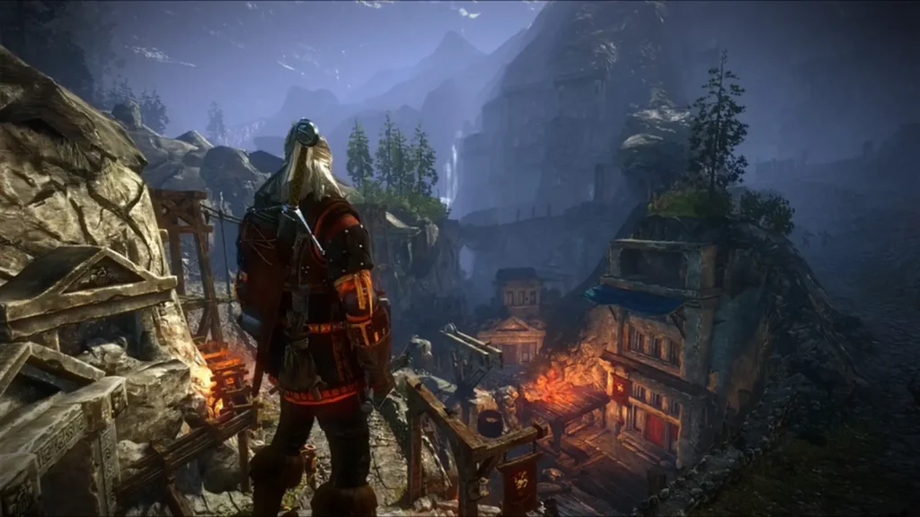 صحنه‌ای از محیط و گیم‌پلی بازی The Witcher 2 Assassins of Kings - تصویر 1